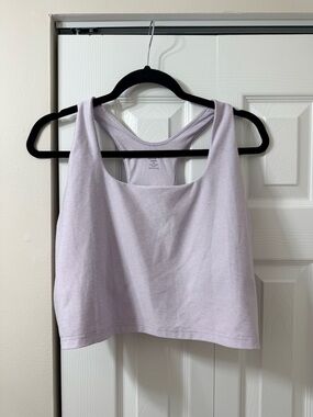 Old Navy Active Go-Dry Lilac Racerback Sports Bra